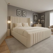 Ottoman Winged Panel Bed Frame