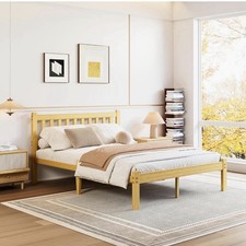 Hunlostten Double Bed Frame