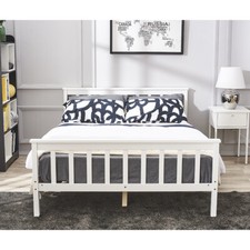 Pine Wooden 4FT6 Double Bed