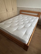 Double Wooden Bed Frame With