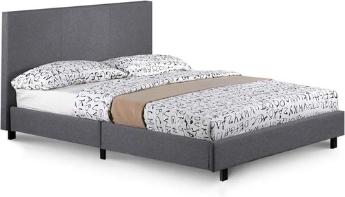 Double 4ft6 bed - bed,, grey