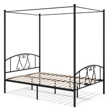 Double Size Metal Canopy Bed
