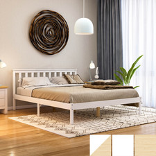 Wooden Bed Frame Solid Pine