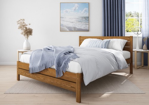 Handmade wooden bed frame - handmade,