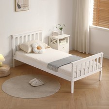 Single Bed in White 3ft Single