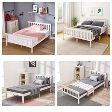 Solid Wooden Bed Frame 3ft