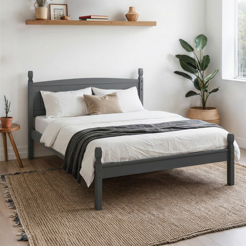 Corona bed frame double 4ft6 - frame,