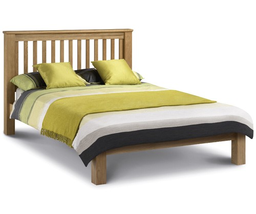 Oak wooden bed - oak,