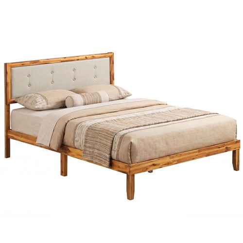 Double size wooden bed - double,